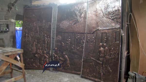 pemasangan relief