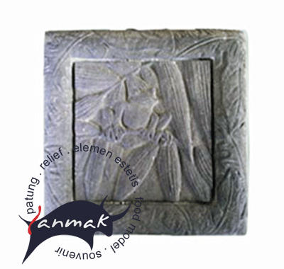 ornamen-dinding-motif-tumbuhan