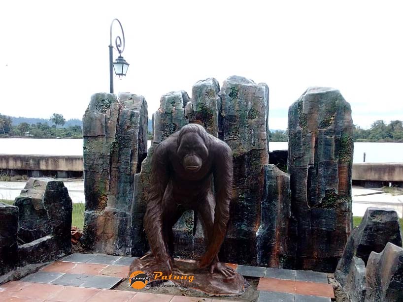 patung taman orang utan