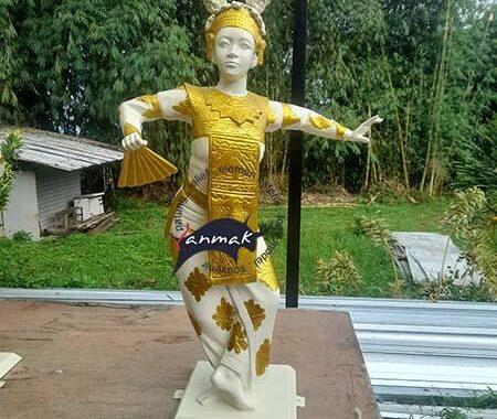 patung penari bali fiberglass