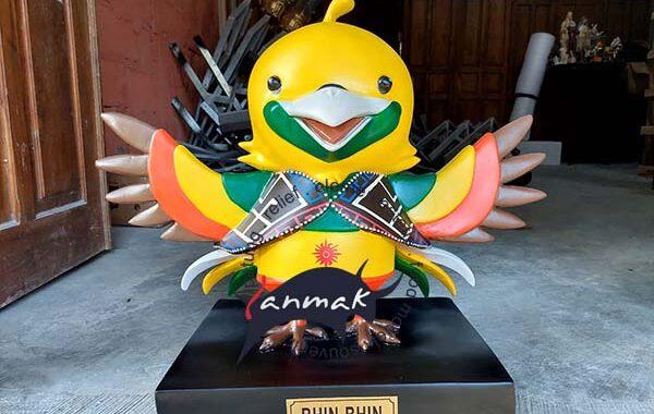 patung-maskot-asian-games-jakarta-palembang