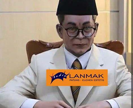 patung wajah
