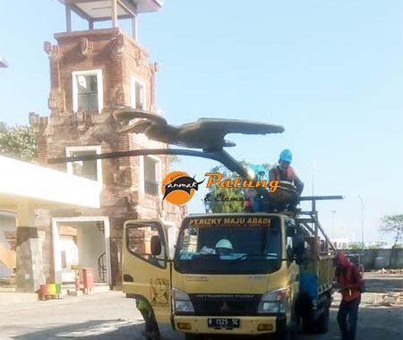 distribusi patung