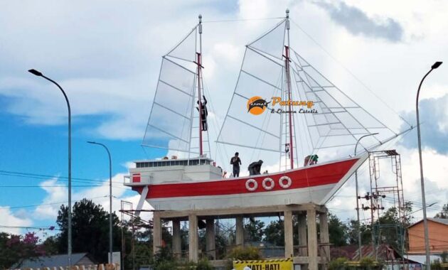 proses finishing tugu